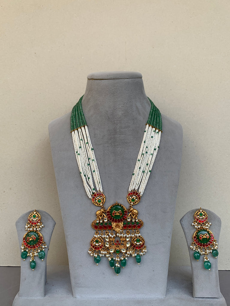 MM1413 Long Antique Jadau Set