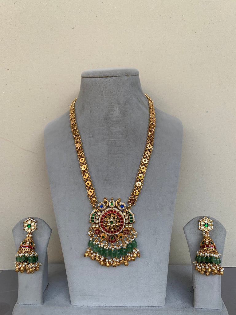 MM1815 Long Antique Jadau Set