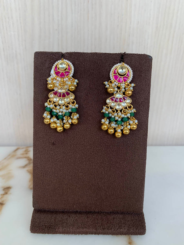 NT413 Jadau Earrings