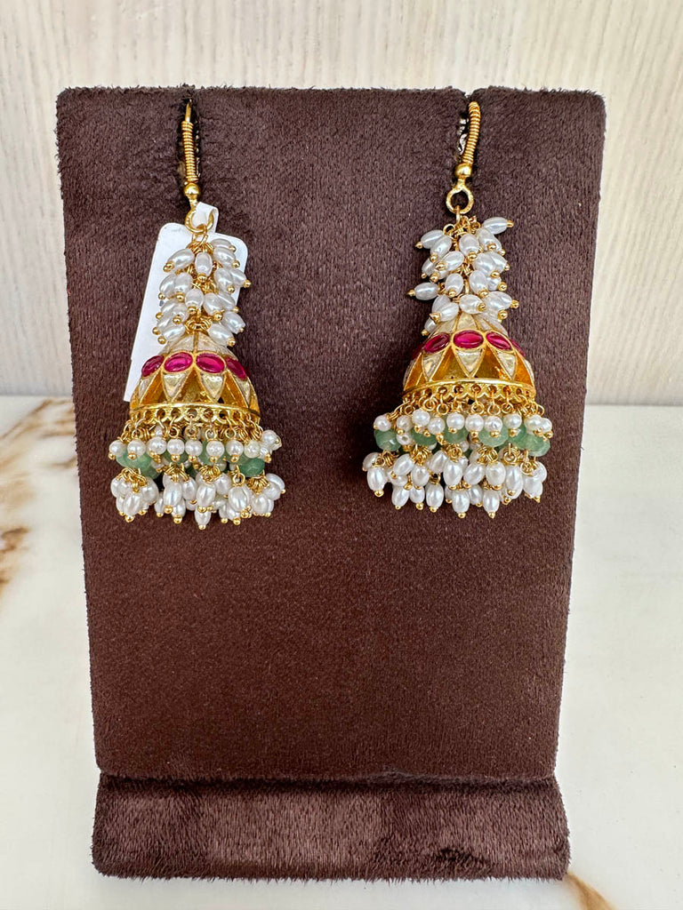 NT415 Jadau Earrings