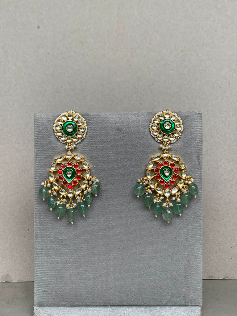 NT437  Jadau Earrings