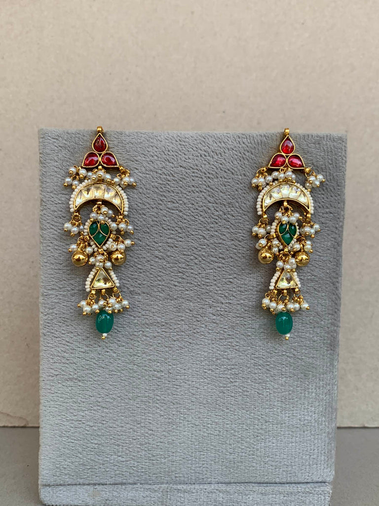 NT443 Jadau Earrings