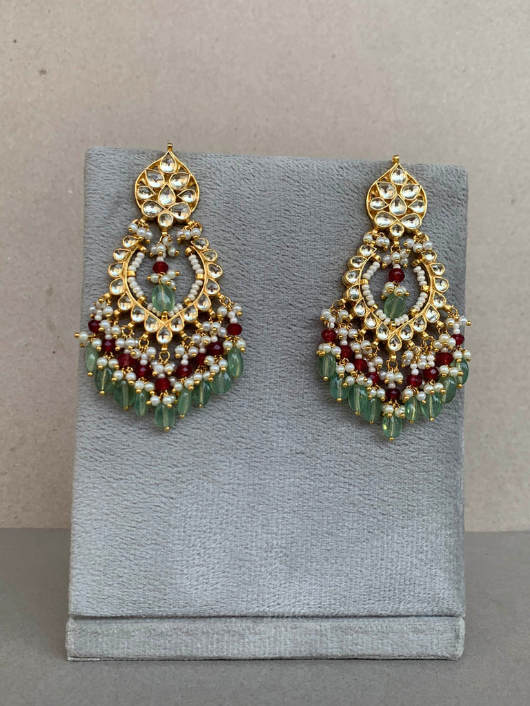 NT620 Jadau Earrings