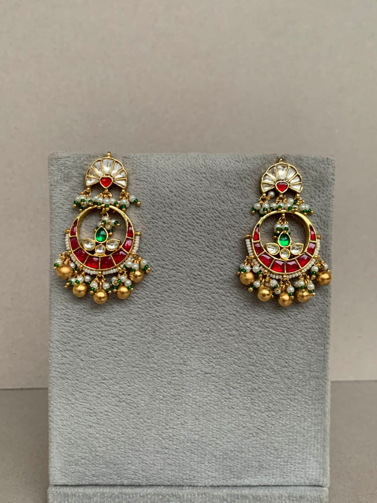 NT750  Jadau Earrings