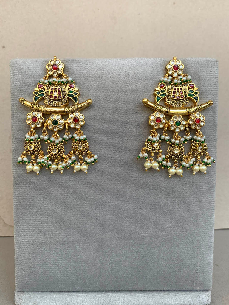 NT944 Jadau Earrings