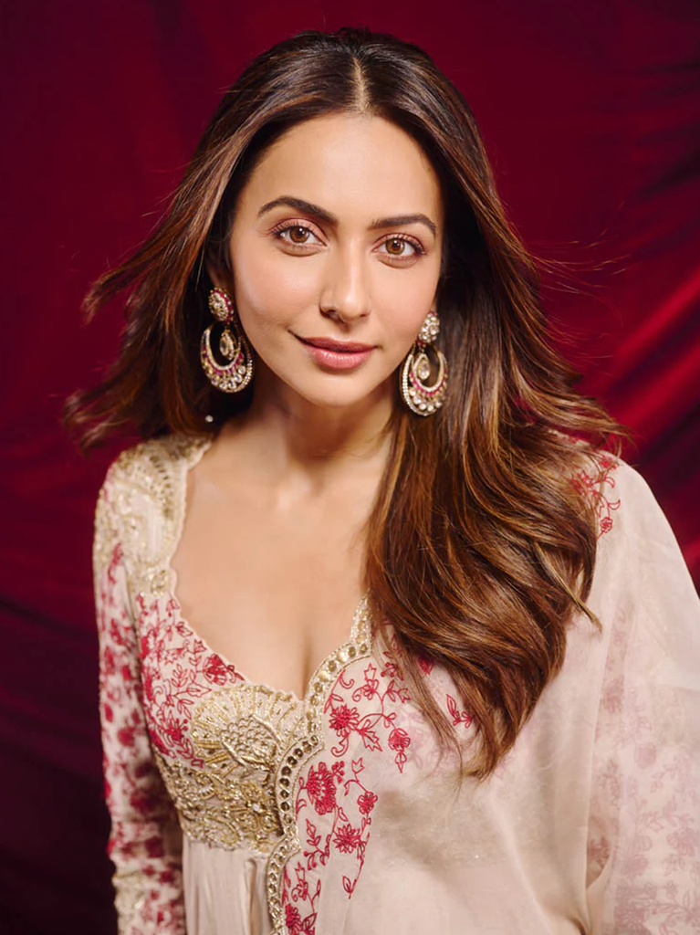 Rakul Preet in ZM704 Moissanite Earrings