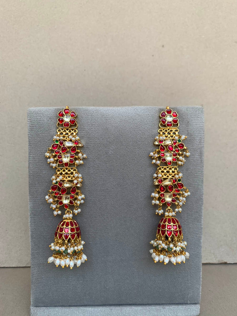 TN046 Jadau Earrings