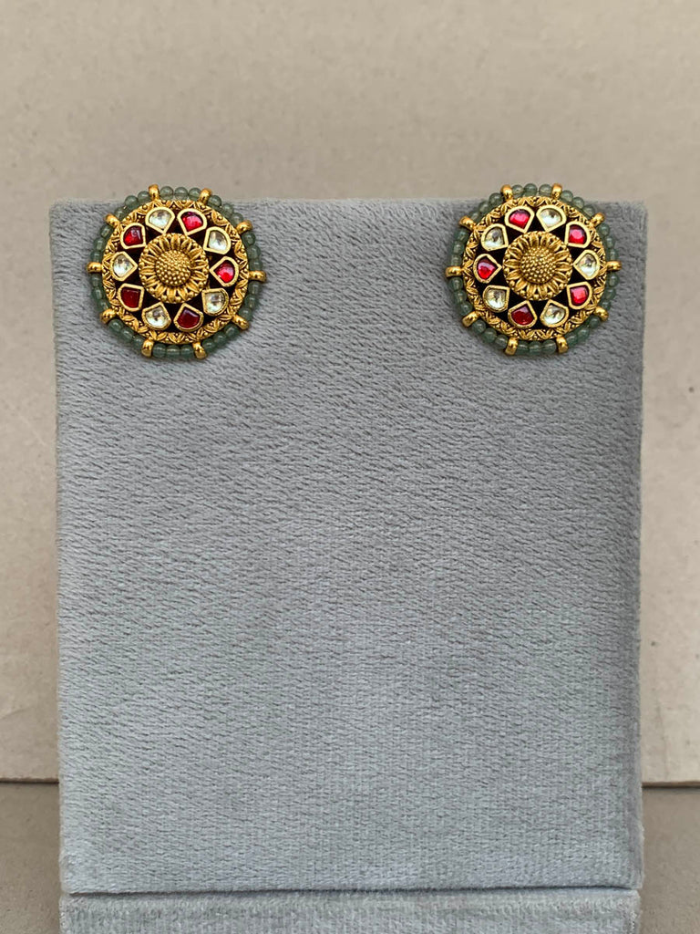 TN053 Jadau Earrings