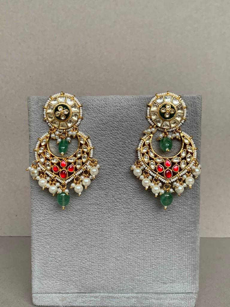 TN054 Jadau Earrings