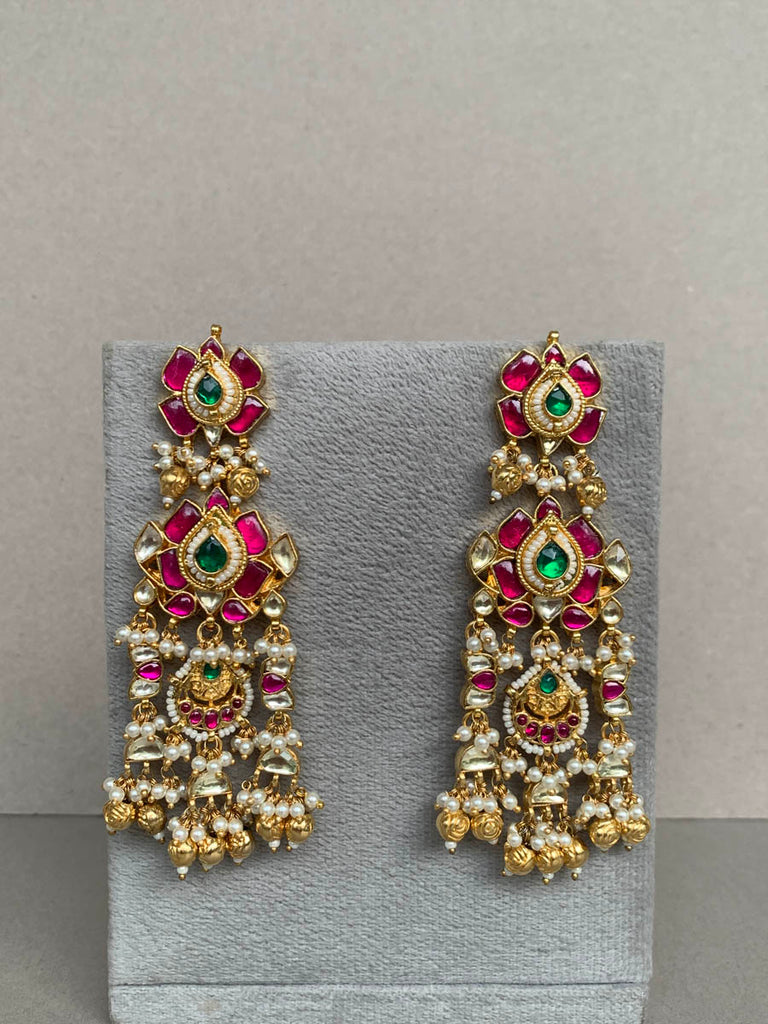 TN069  Jadau Earrings