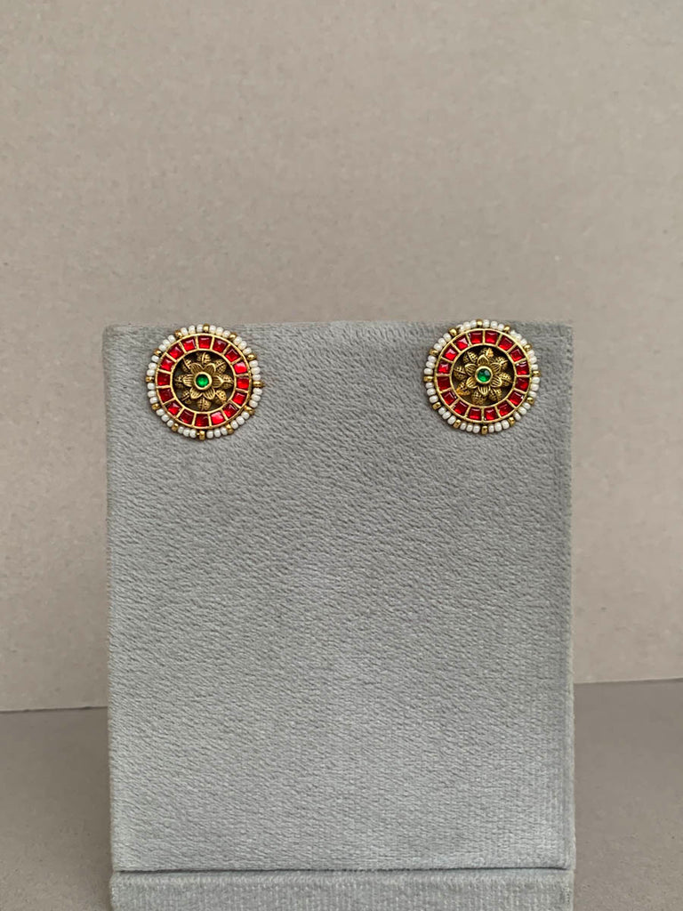 TN092  Jadau Earrings