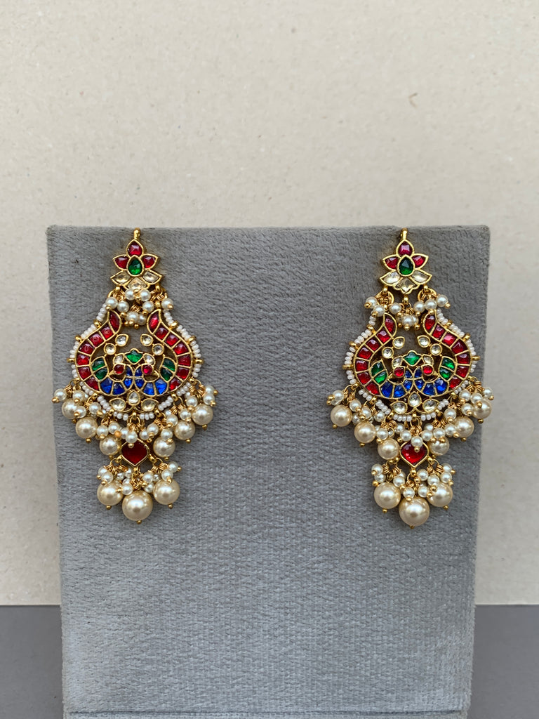 TN113M Jadau Earrings