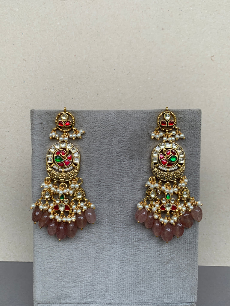TN128 Jadau Earrings