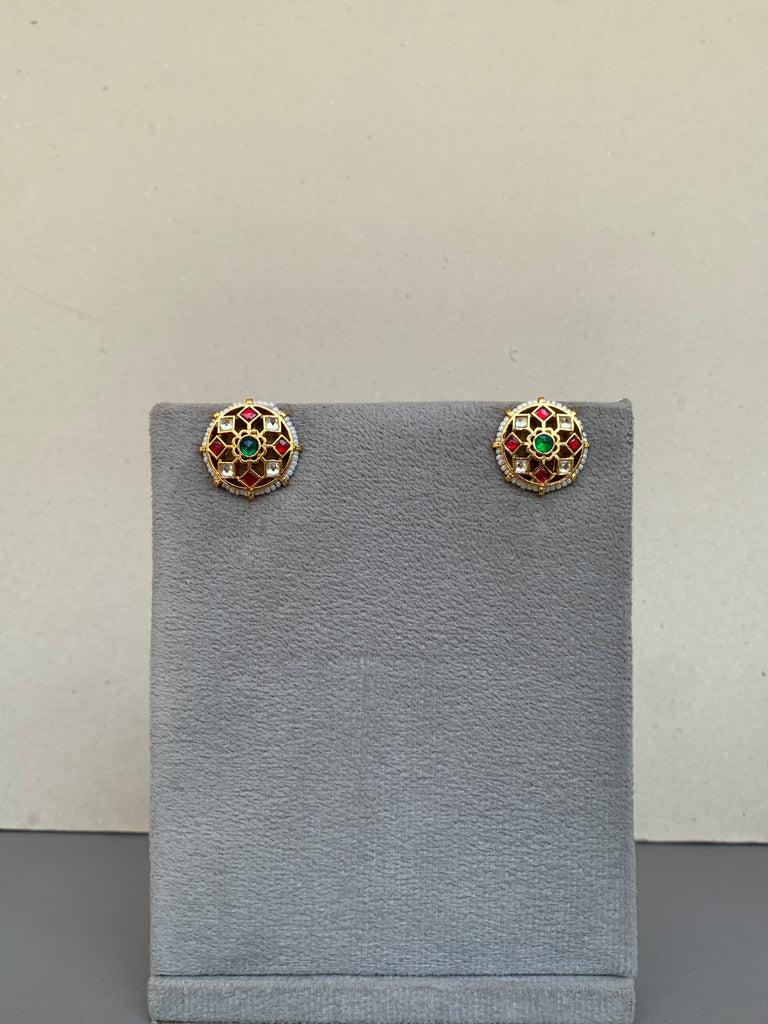 TN141 Multi Jadau Earrings