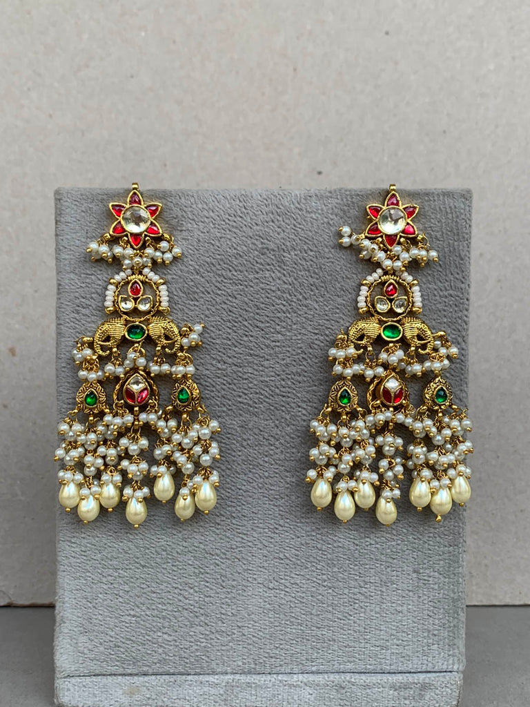 TN167 Jadau Earrings