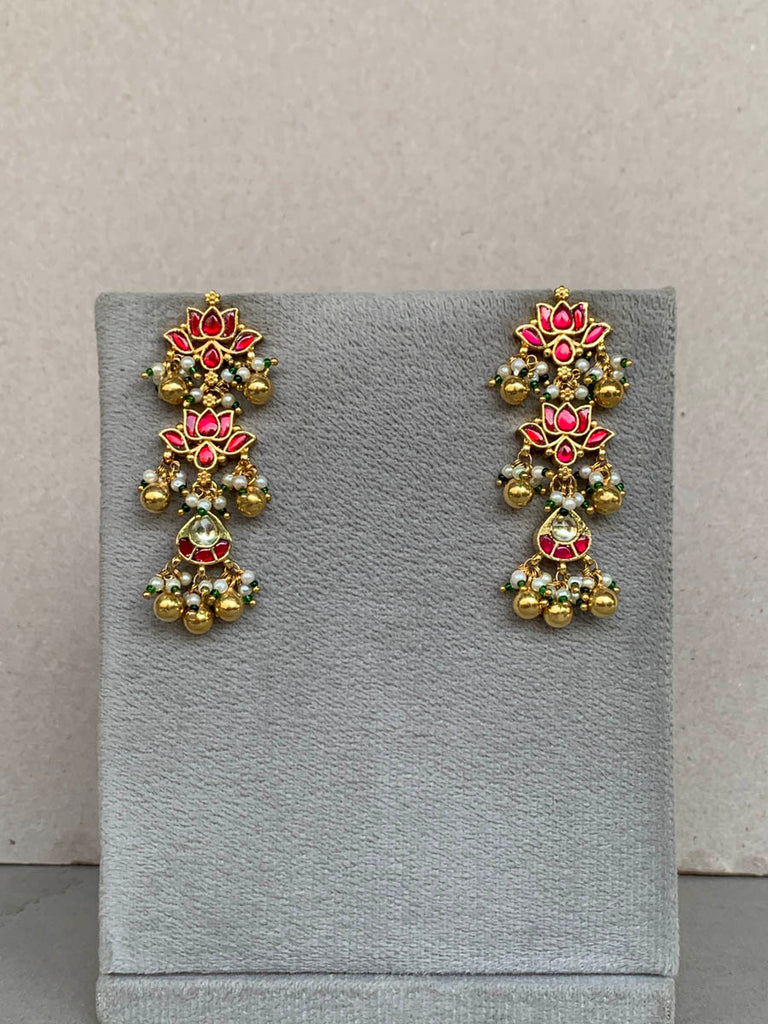 TN171 Jadau Earrings