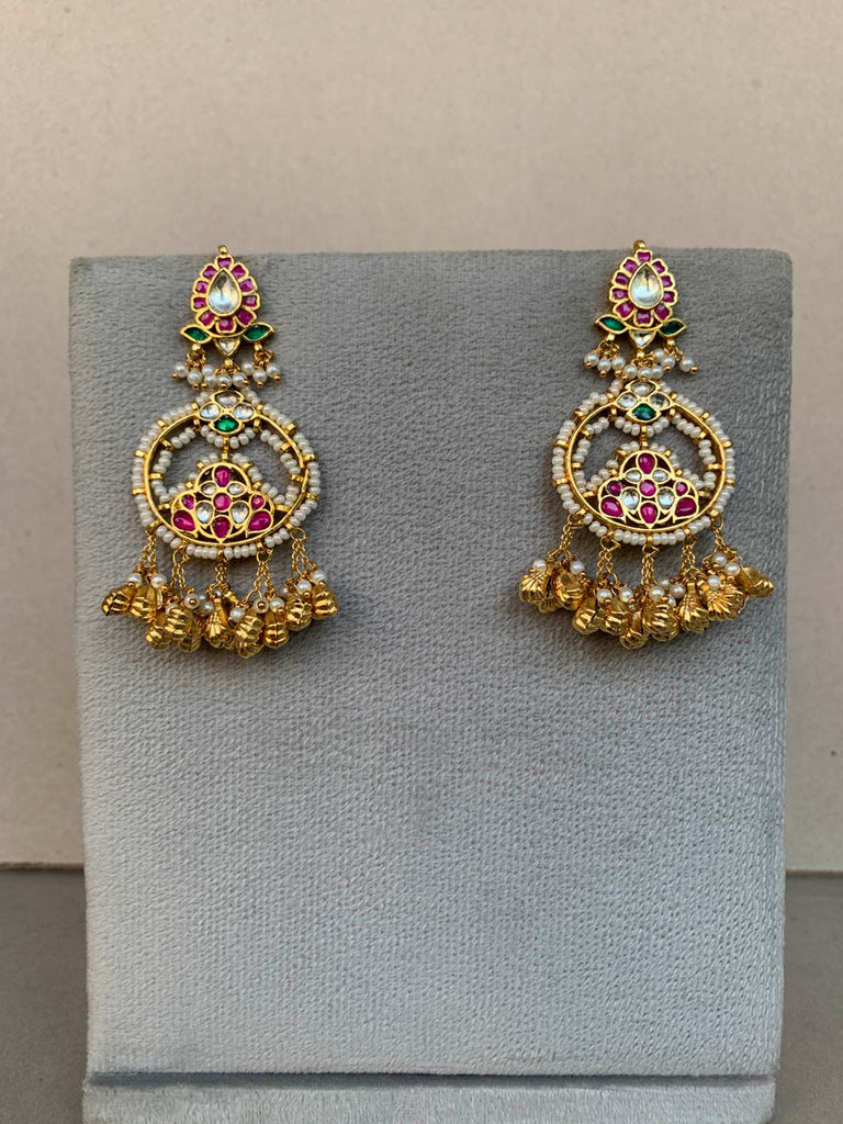 TN290 Jadau Earrings