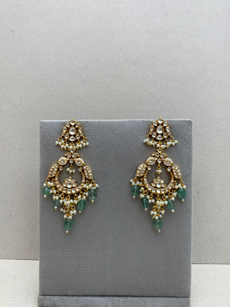 TN293W  Jadau Earrings
