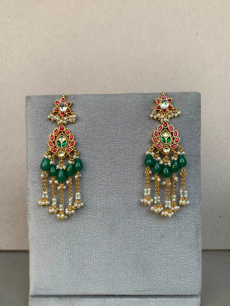 TN299 Jadau Earrings