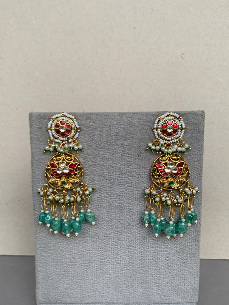 TN394 Jadau Earrings