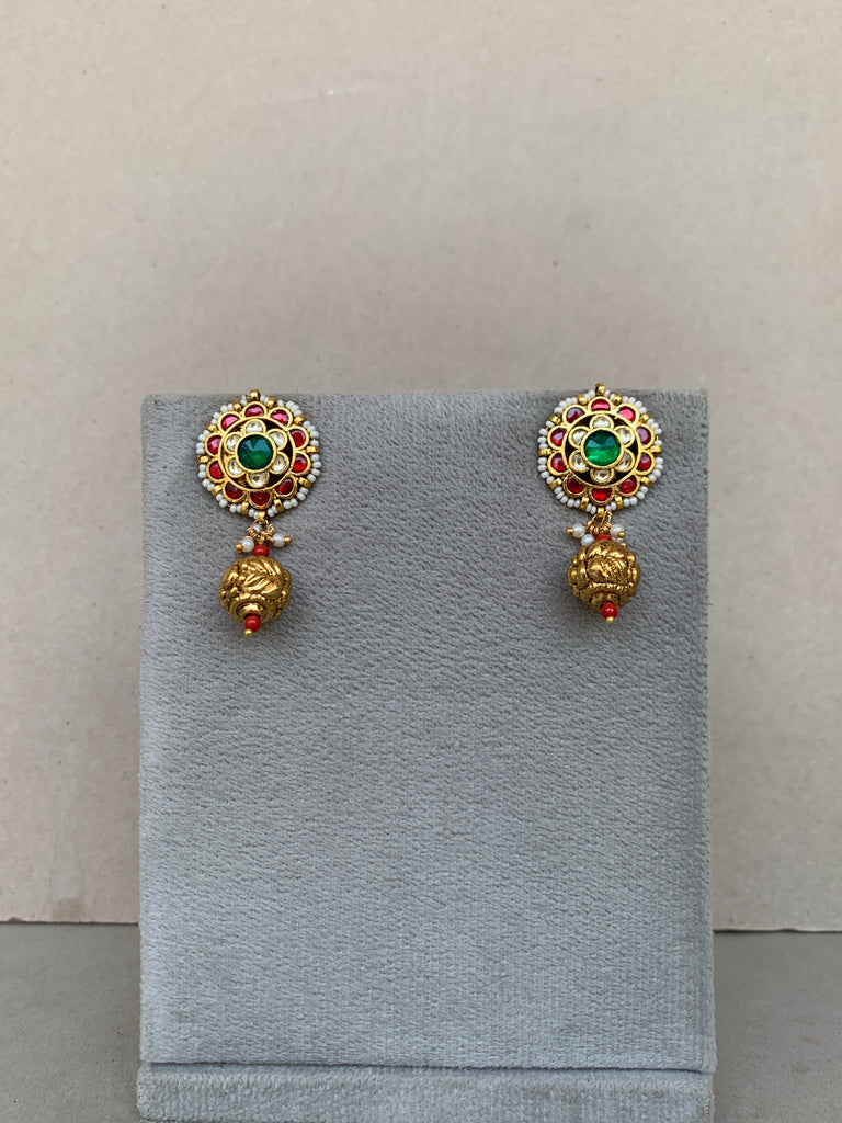 TN397 Jadau Earrings