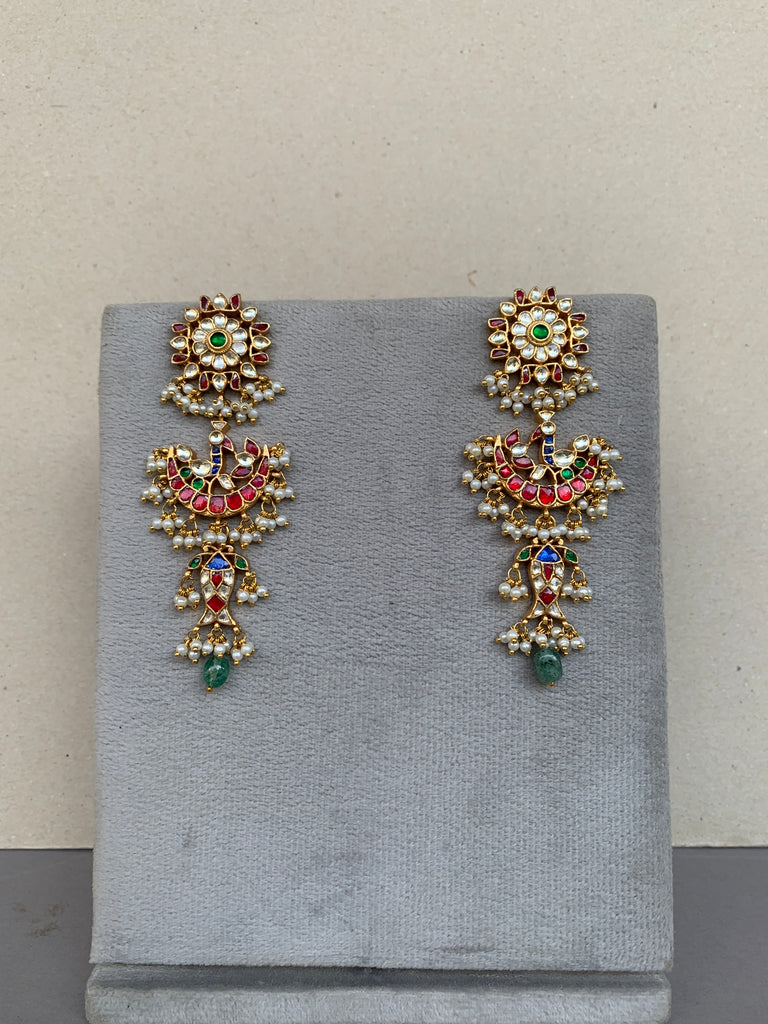 TN418M Jadau Earrings