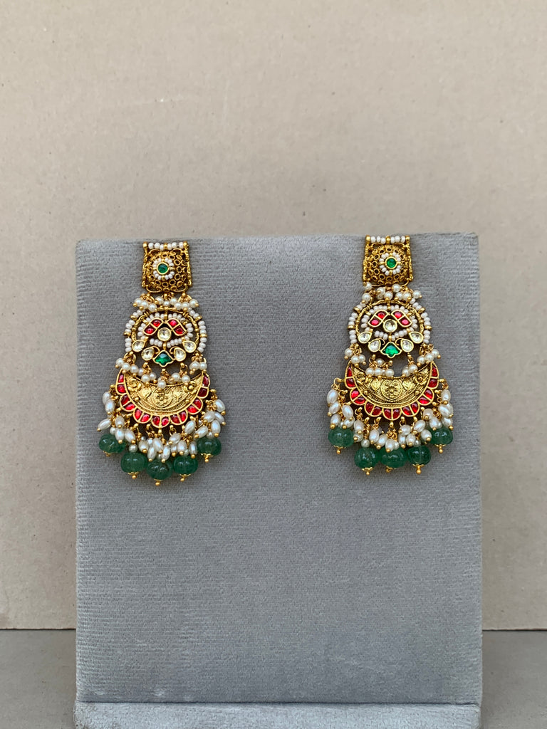 TN442 Jadau Earrings