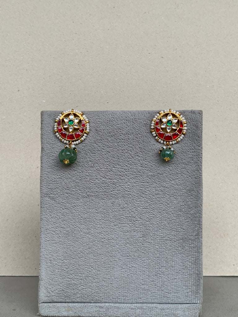 TN448 Jadau Earrings