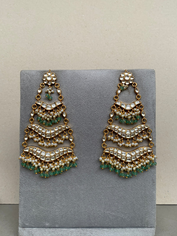TN450W Jadau Earrings