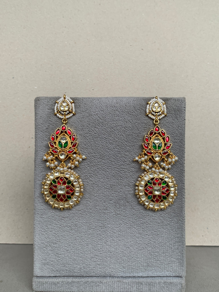 TN453 Jadau Earrings
