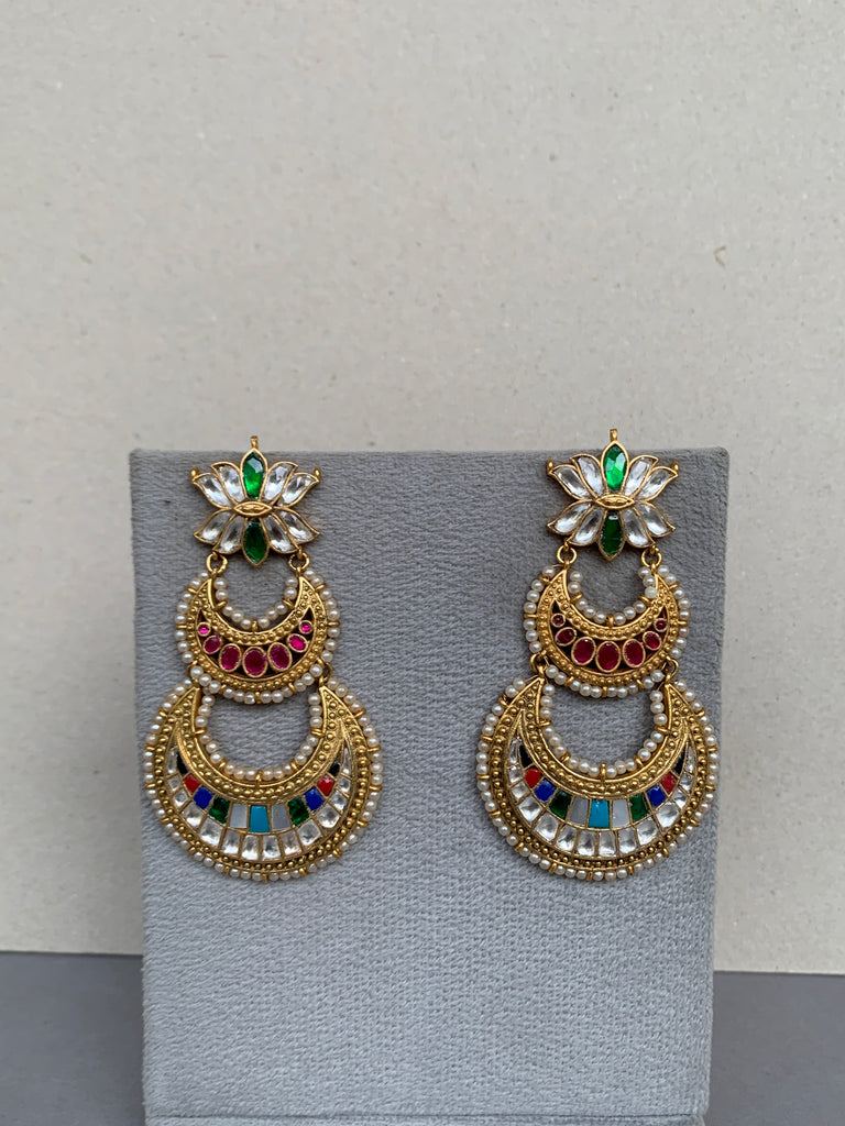 TN456 Jadau Earrings