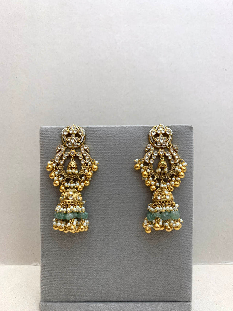 TN538W Jadau Jhumka