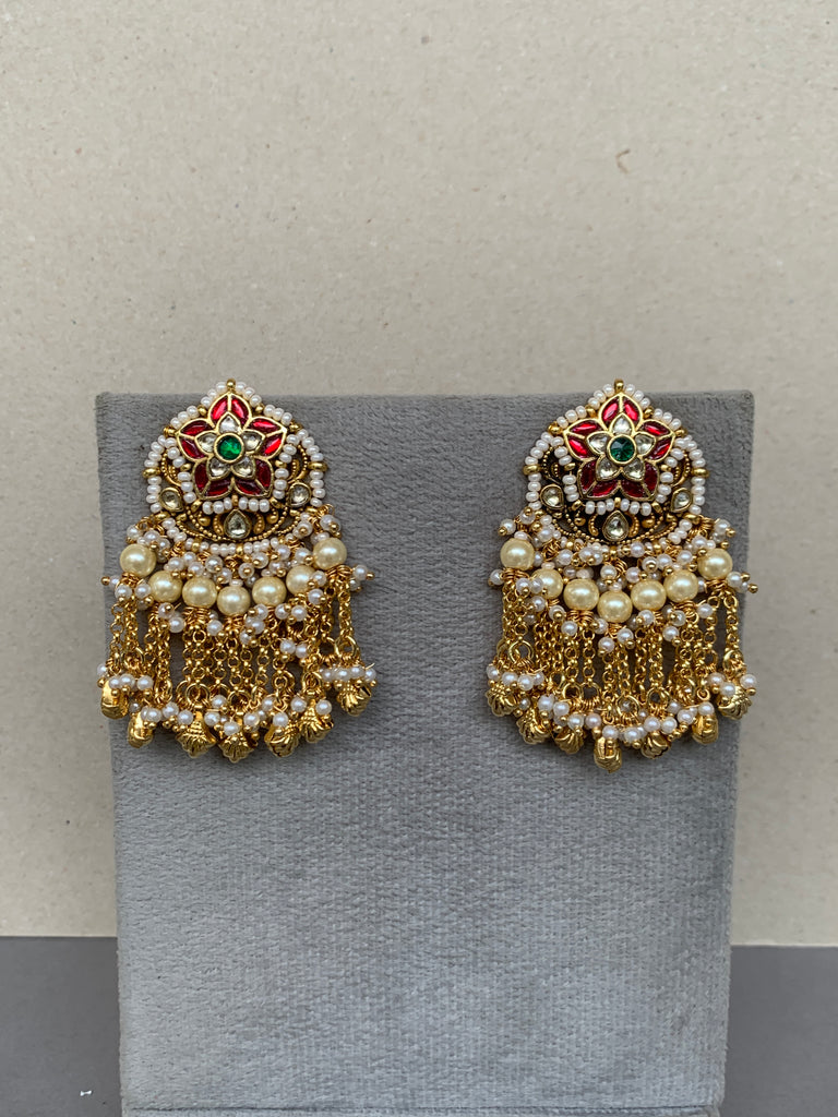 TN551 Jadau Earrings