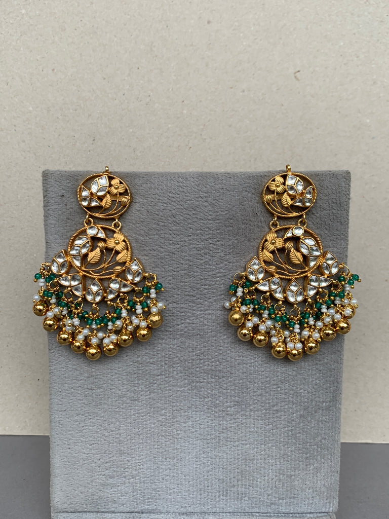 TN569 Jadau Earrings