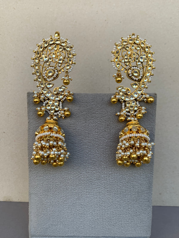 TN589W Kaan Jadau Earrings