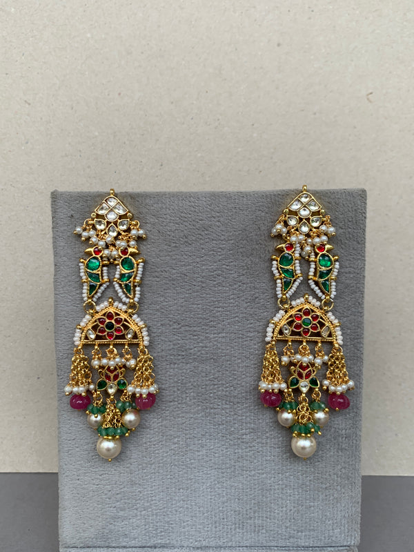 TN598 Jadau Earrings