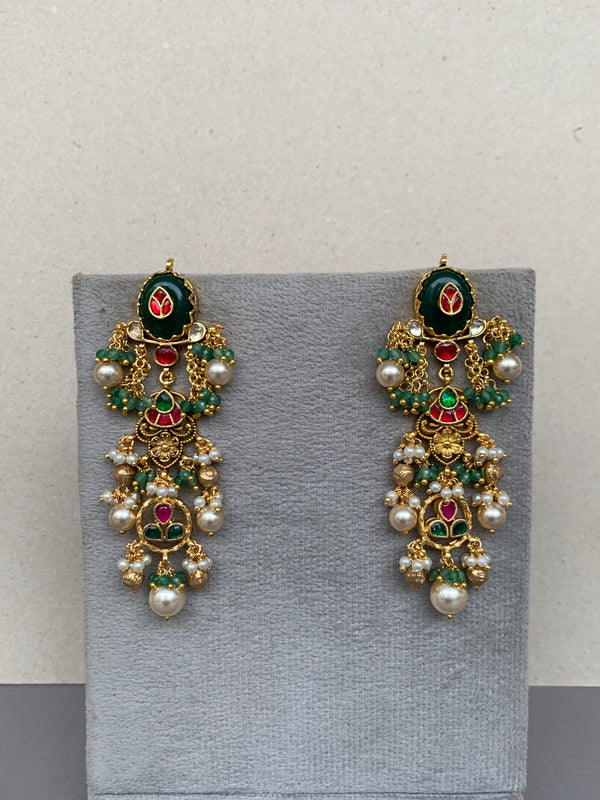 TN601 Jadau Earrings