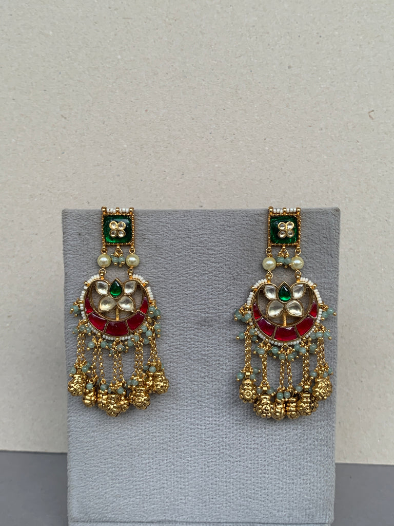 TN624 Jadau Earrings