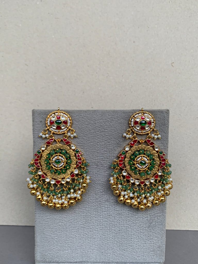 TN635 Jadau Earrings
