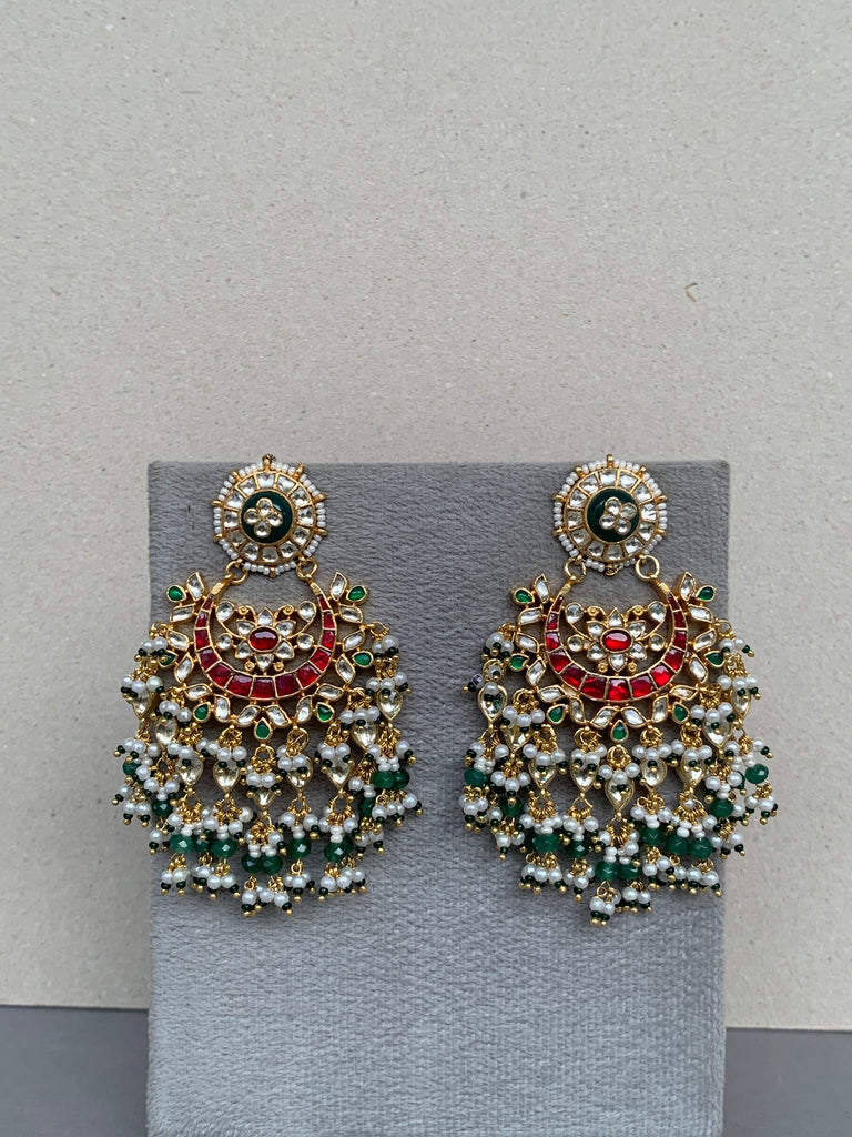 TN636 Jadau Earrings