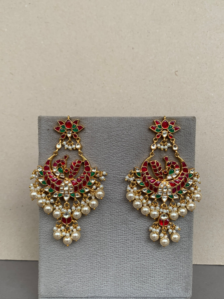TN637M Jadau Earrings