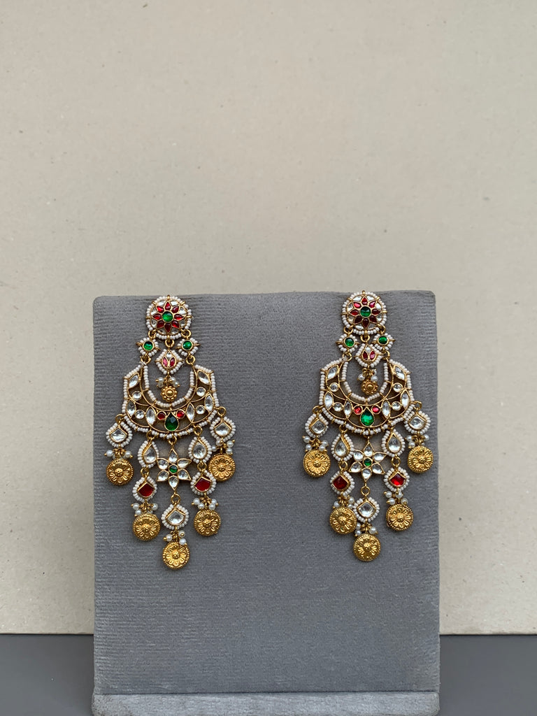 TN833 Jadau Earrings