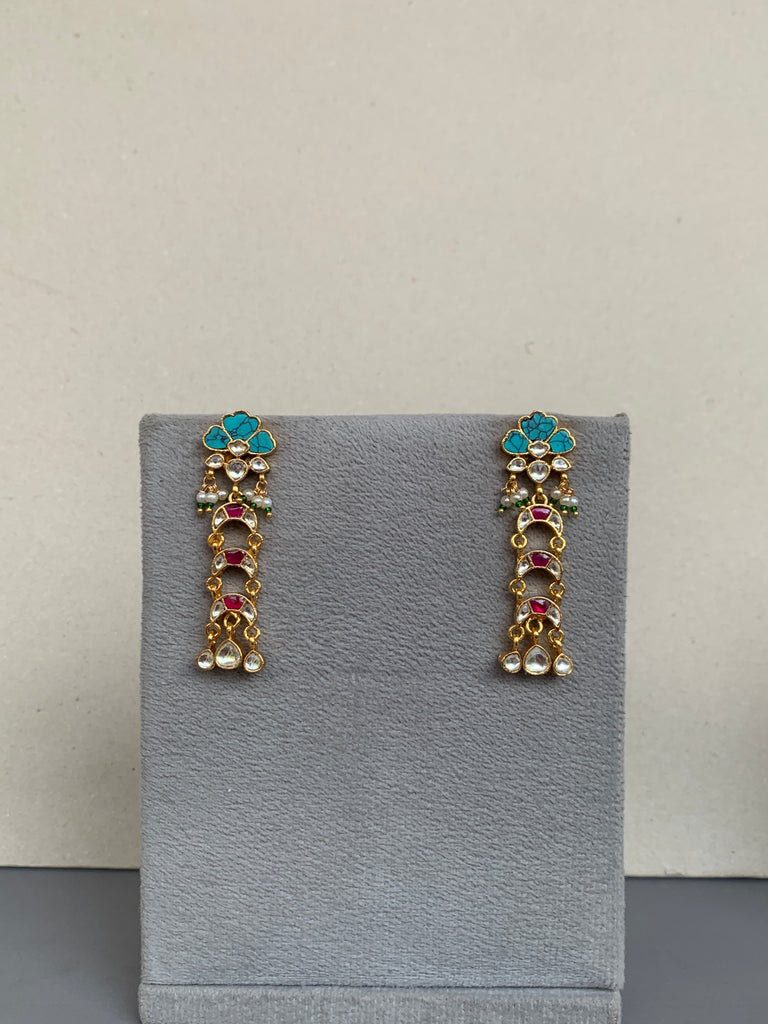 TN868  Jadau Earrings