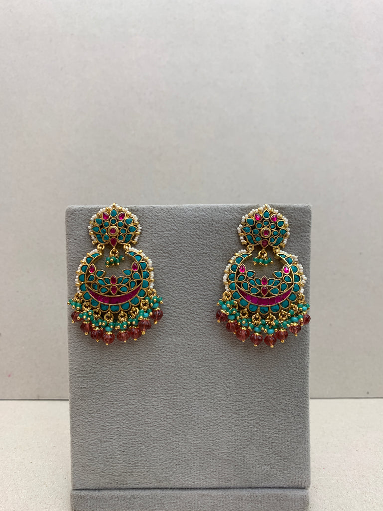 TN909T  Jadau Earrings