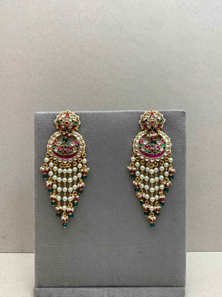 TN909M  Jadau Earrings