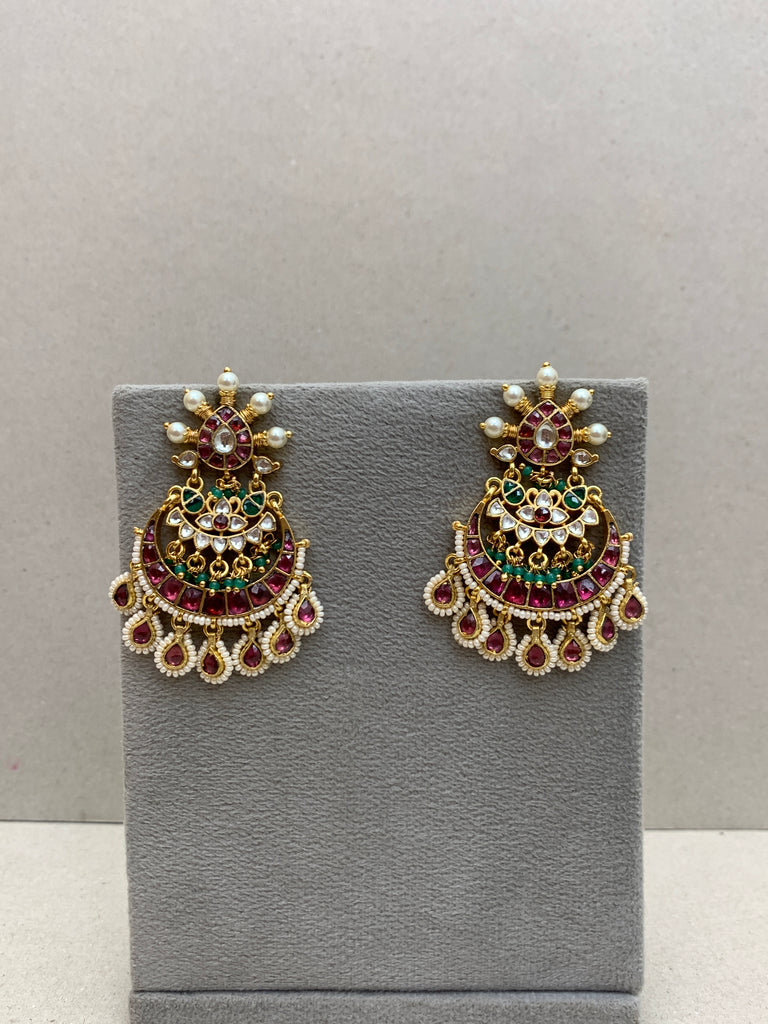 TN913R  Jadau Earrings