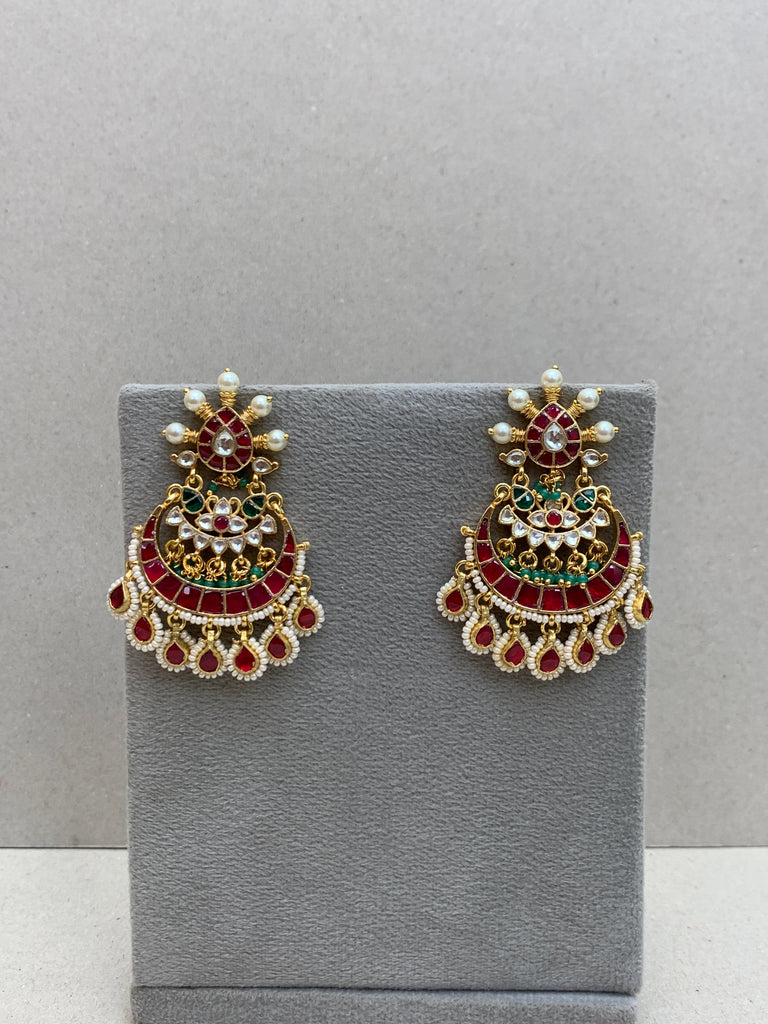 TN913M  Jadau Earrings