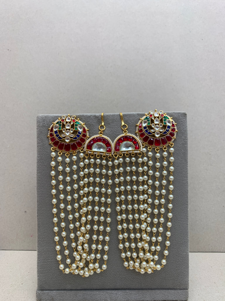 TN923R  Jadau Earrings