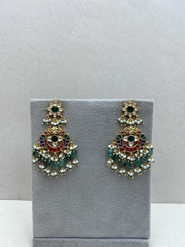 TN930M  Jadau Earrings