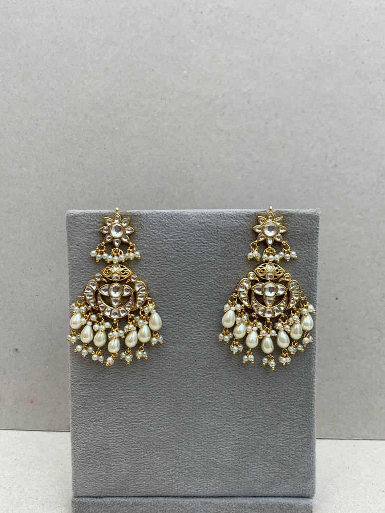 TN930W  Jadau Earrings
